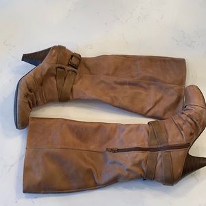 Jessica Simpson boots with 2 inch heel